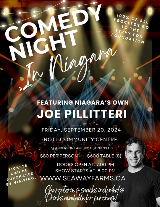 Terry Fox Comedy Show: Joe Pillitteri
